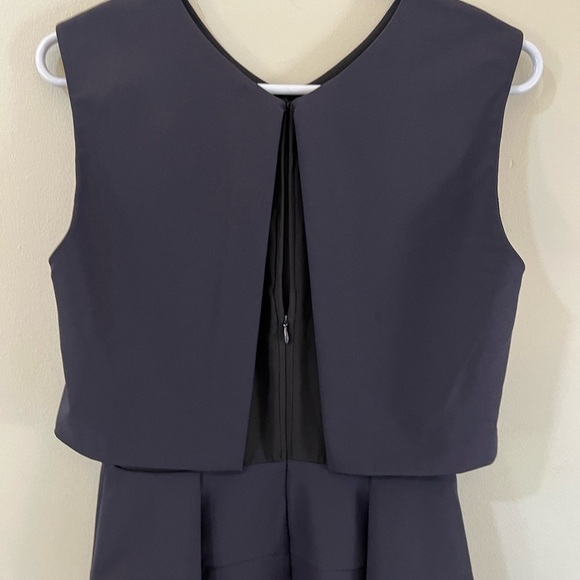 Rebecca Taylor double layer Aline navy dress size 4 sleeveless Classic - Picture 4 of 8